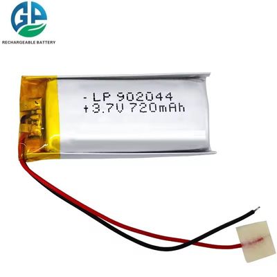 Langdurige 902044 3,7V 720mAh Lithium Polymer oplaadbare batterij voor digitale producten