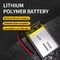 KC CB IEC62133 goedgekeurde oplaadbare Lipo batterij 3.7V 500mAh 752035